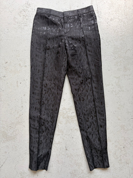 Saint Laurent Paris 2014 Leopard Jacquard Trousers (F36)