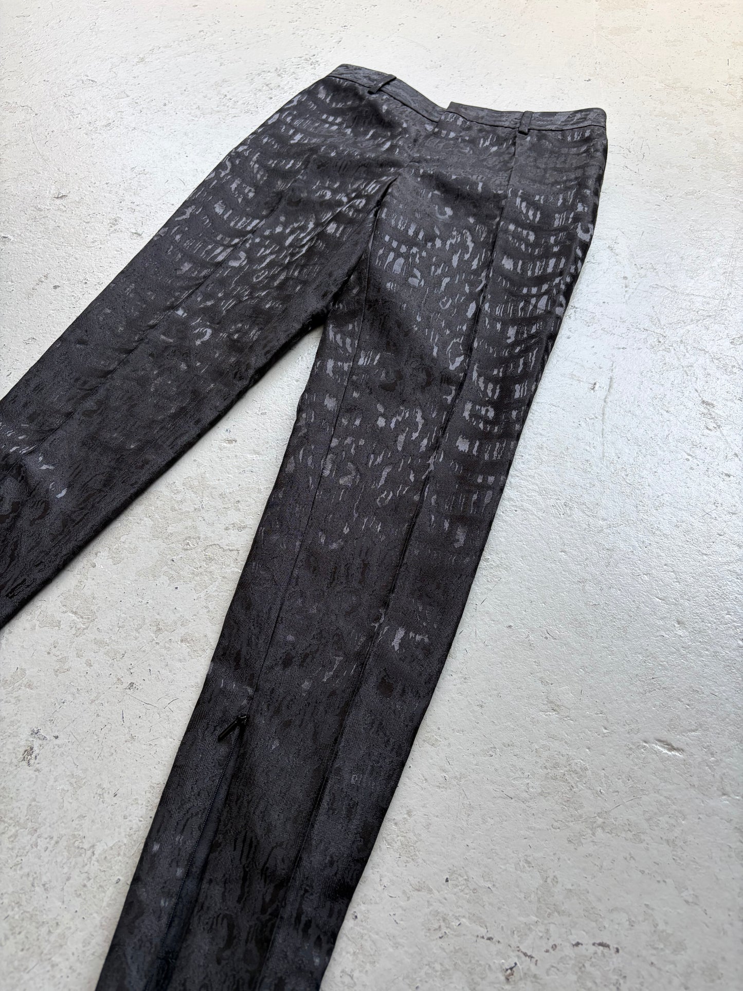Saint Laurent Paris 2014 Leopard Jacquard Trousers (F36)