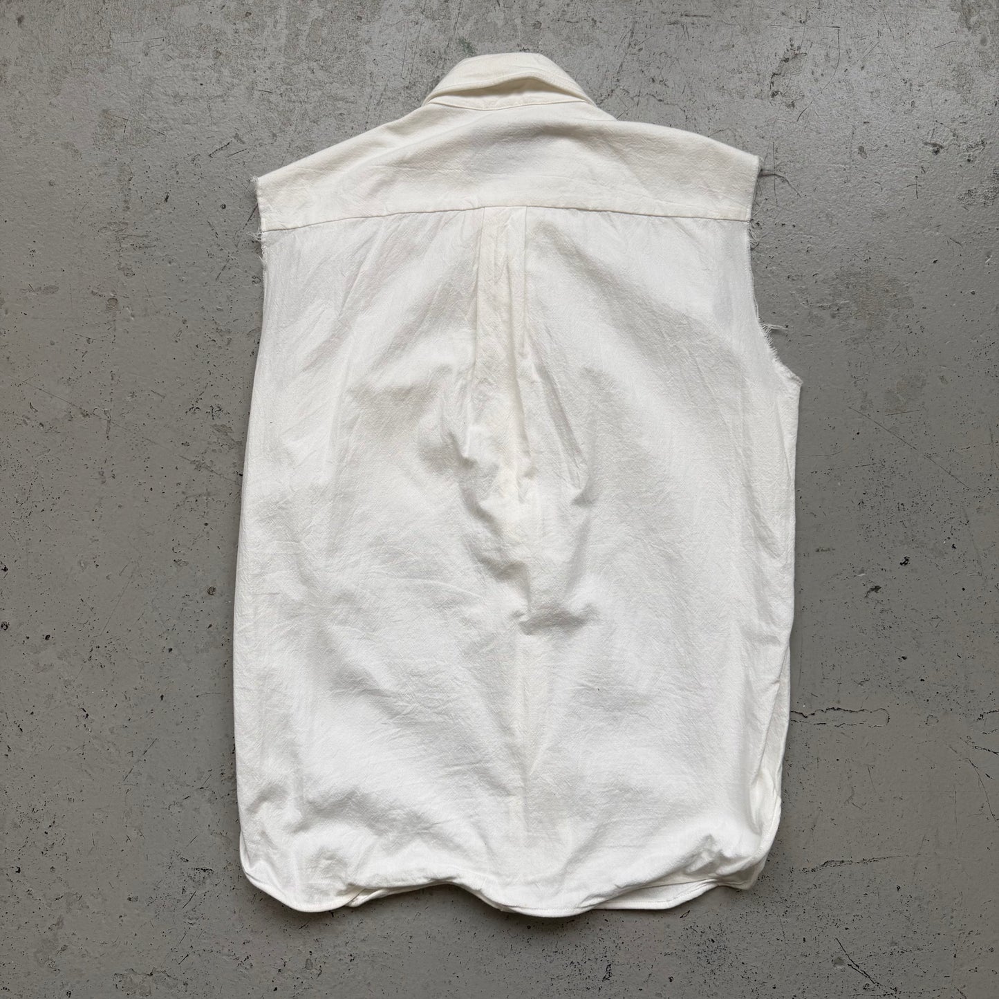 Number (N)ine SS05 White Sleeveless Button Up (2)