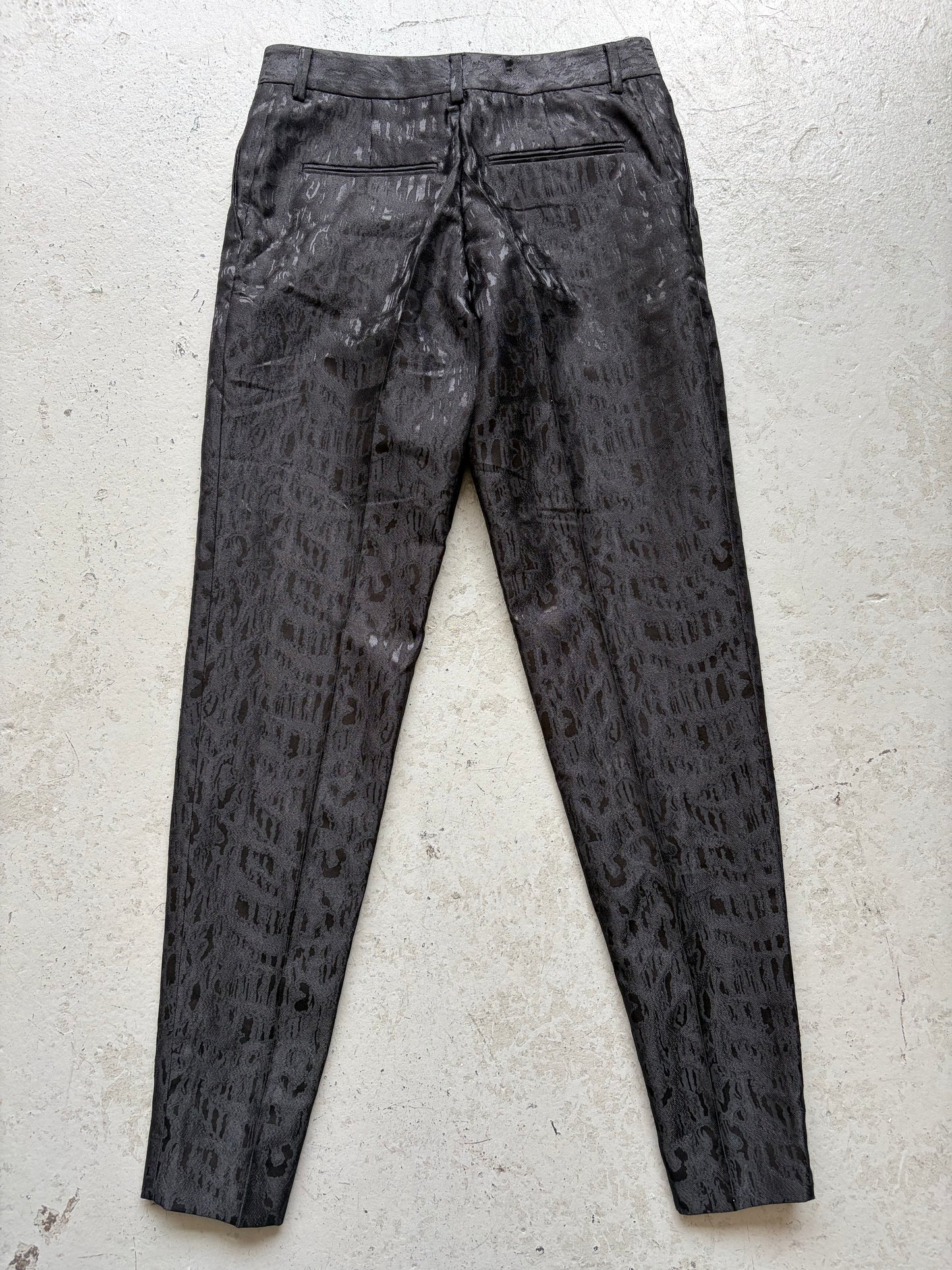 Saint Laurent Paris 2014 Leopard Jacquard Trousers (F36)