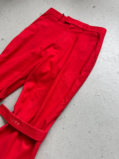 Bottega Veneta Red Bondage Pants (44)