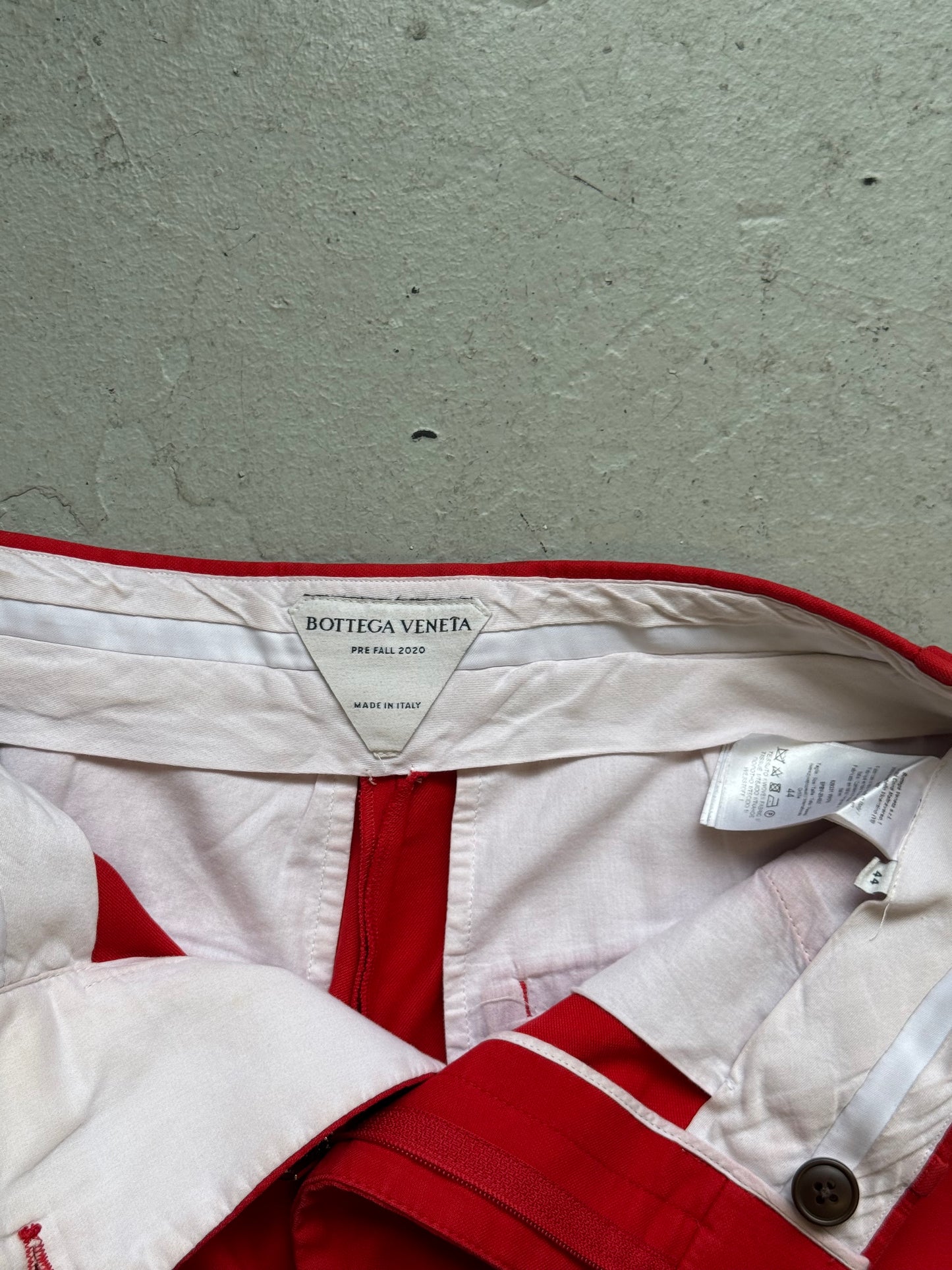 Bottega Veneta Red Bondage Pants (44)