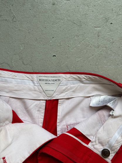Bottega Veneta Red Bondage Pants (44)