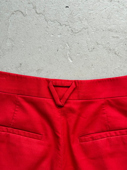 Bottega Veneta Red Bondage Pants (44)