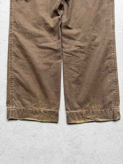 Comme Des Garcons Homme 2004 Brown Cargo Pocket Trousers (L)