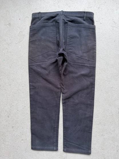 Comme Des Garcons Shirt Navy Cotton Trousers (M)