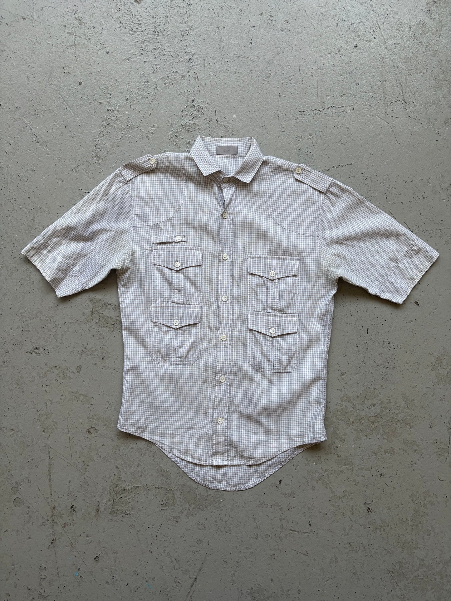 Dior Homme SS06 Military Button Up Shirt (46)