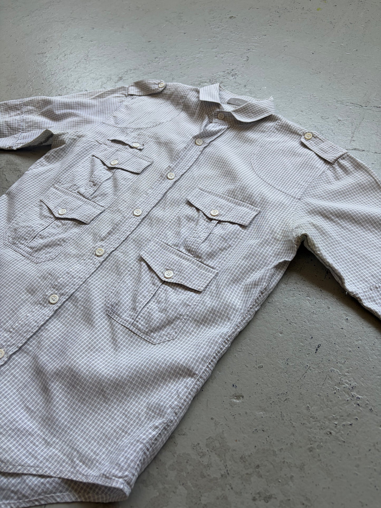 Dior Homme SS06 Military Button Up Shirt (46)