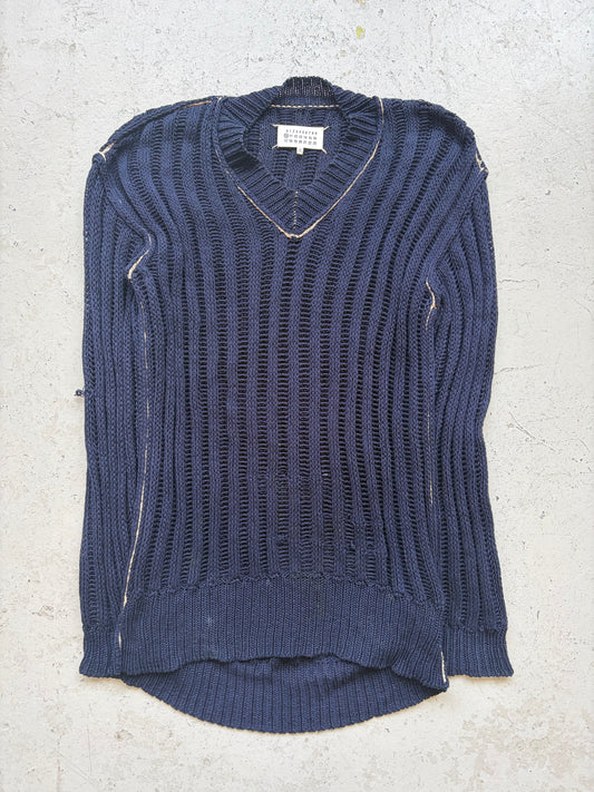 Maison Margiela V Neck Knit Sweater (S)