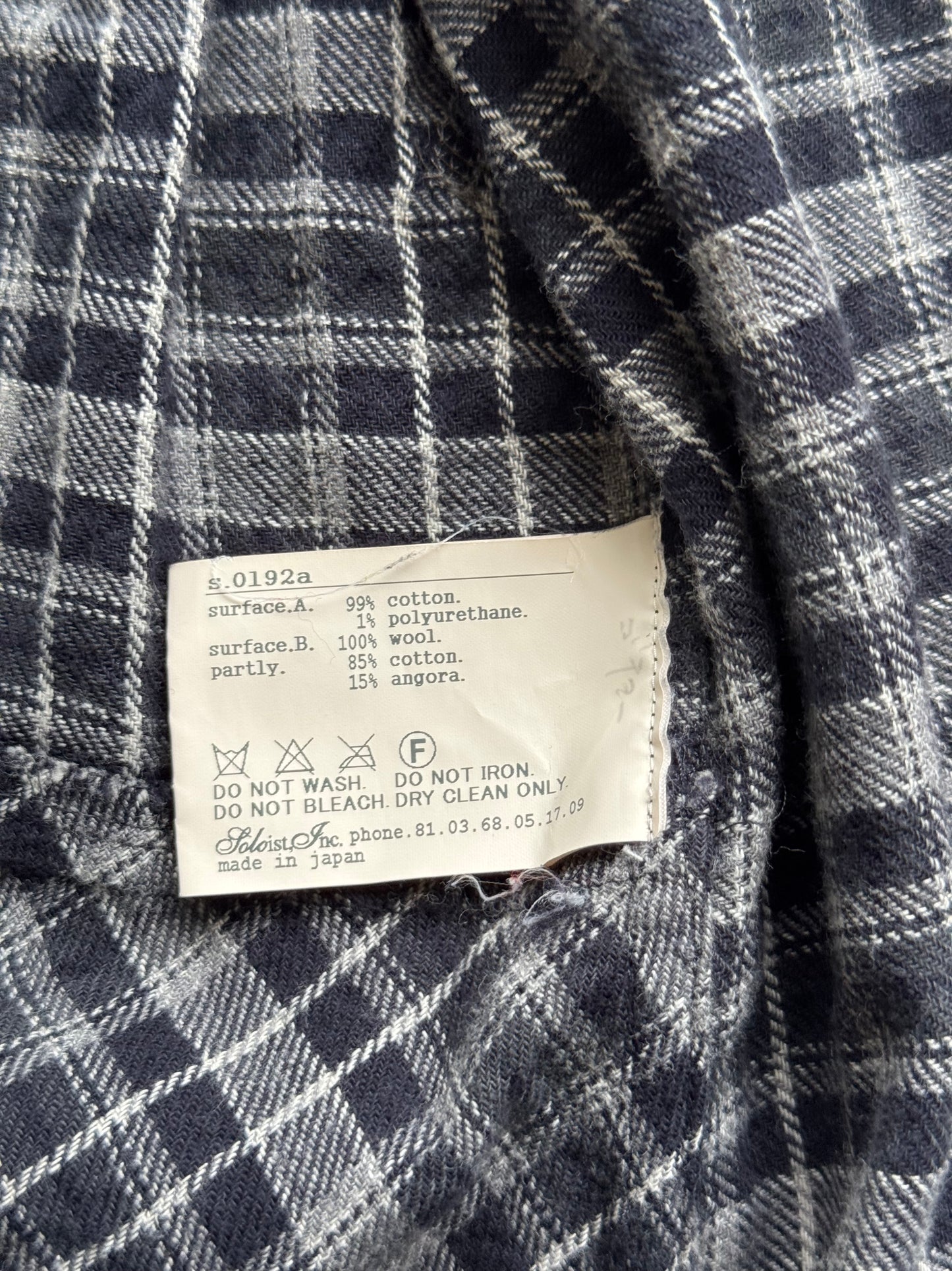 Takahiromiyashita The Soloist Patchwork Flannel (M)