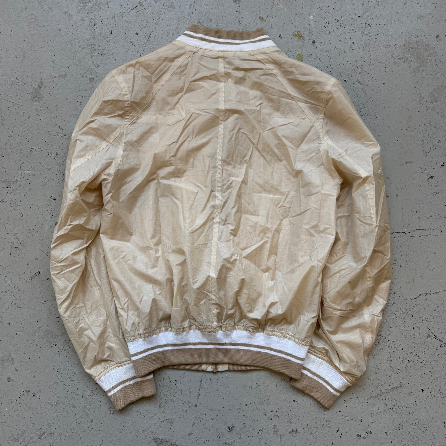 Dior Homme SS00 Biege Cotton/Silk Bee Bomber Jacket (48)
