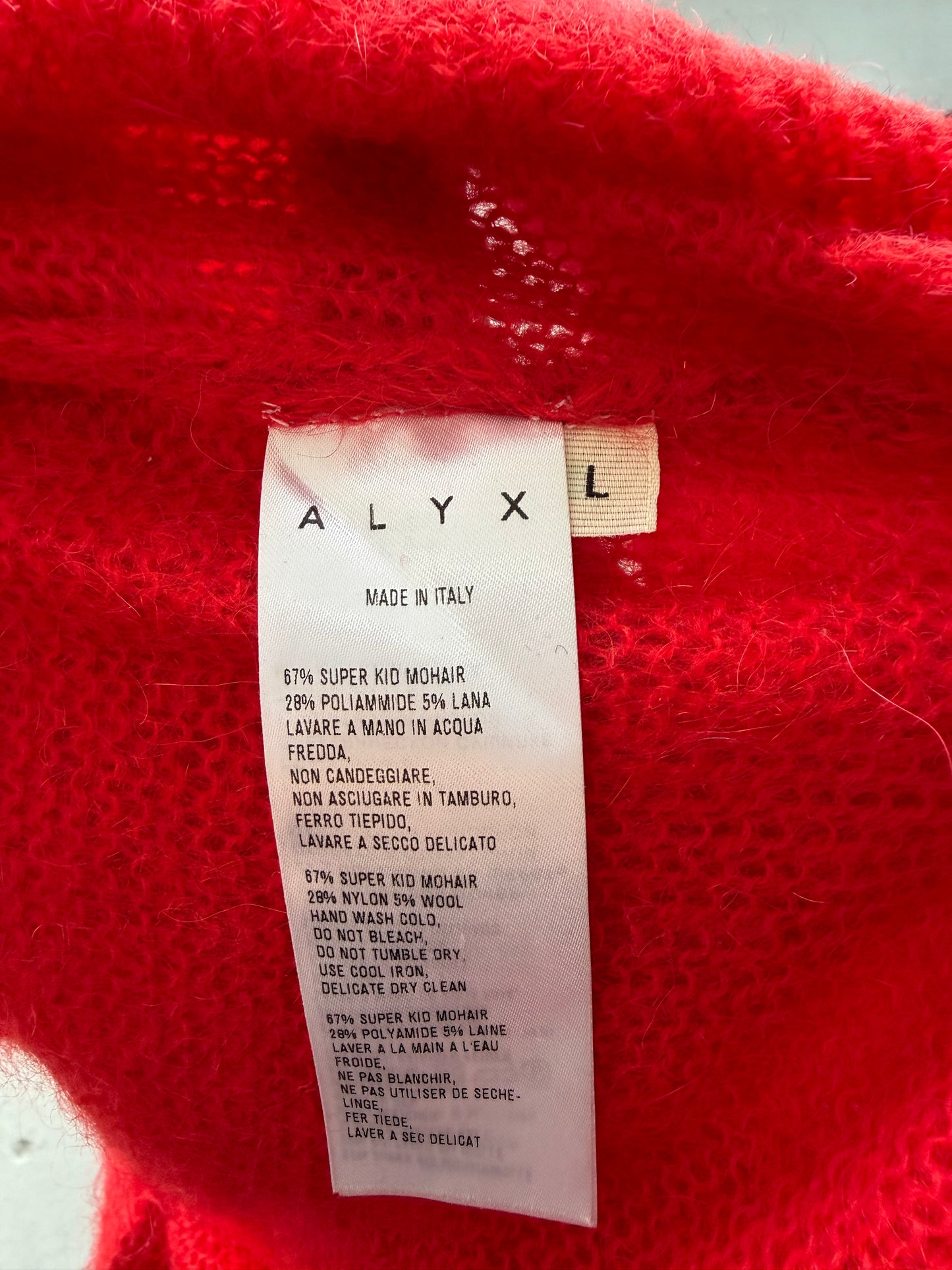 Alyx Mohair Sweater (L)
