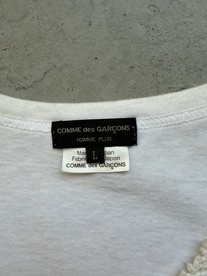 Comme Des Garcons Homme Plus White Crochet Vest (L)