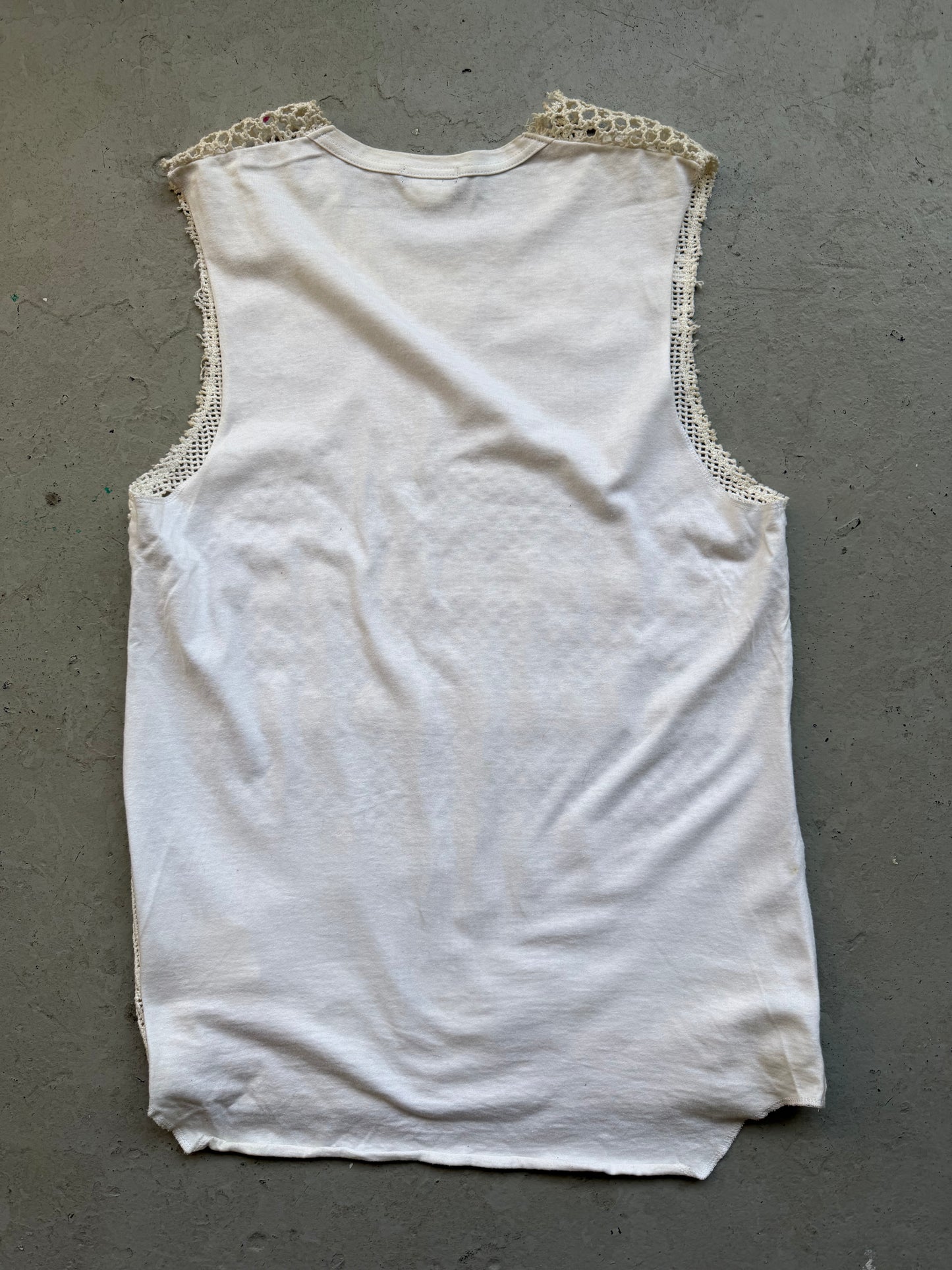 Comme Des Garcons Homme Plus White Crochet Vest (L)
