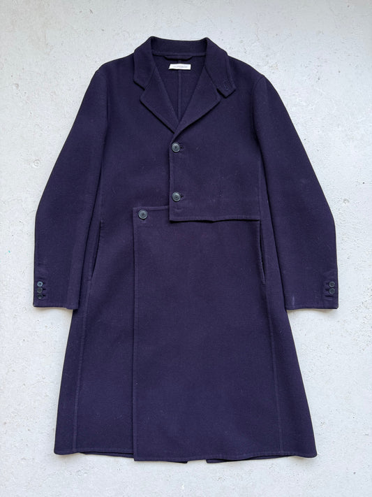 JW Anderson Navy Wool/Cashmere Blend Coat (50)