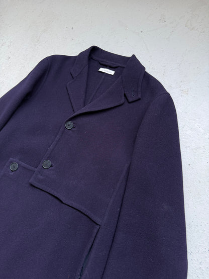 JW Anderson Navy Wool/Cashmere Blend Coat (50)