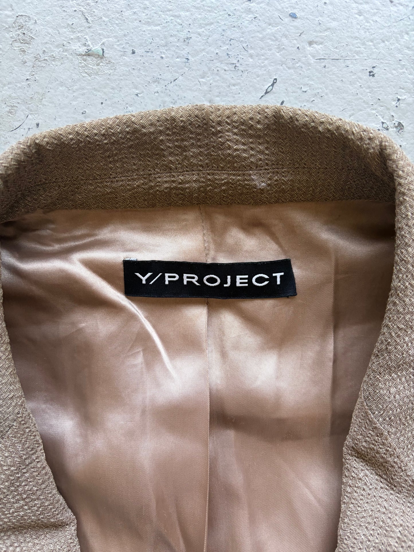 Y Project Unisex Beige Blazer (UNI)
