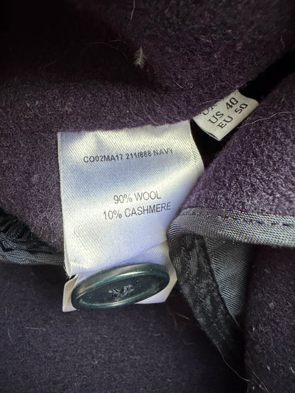 JW Anderson Navy Wool/Cashmere Blend Coat (50)