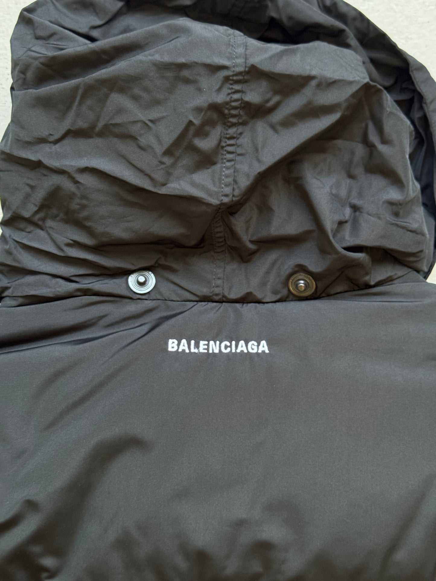 Balenciaga C Shape Black Puffer Vest (50)