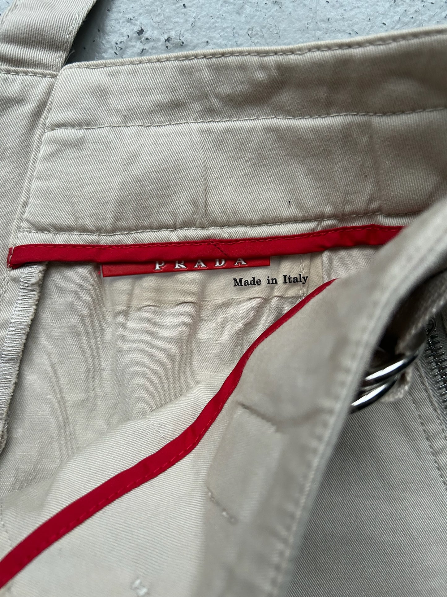 Prada Khaki Utility Pencil Skirt (40)