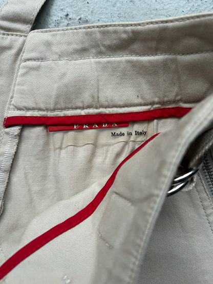 Prada Khaki Utility Pencil Skirt (40)