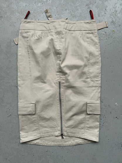Prada Khaki Utility Pencil Skirt (40)