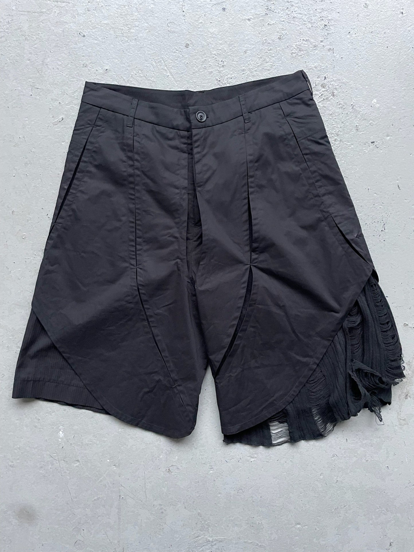 Professor E 24SS Black Cotton Shorts (46)