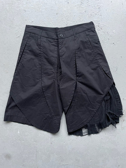 Professor E 24SS Black Cotton Shorts (46)