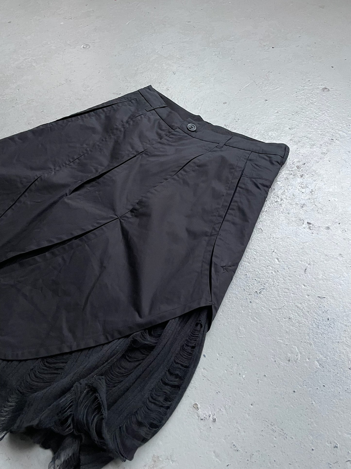 Professor E 24SS Black Cotton Shorts (46)