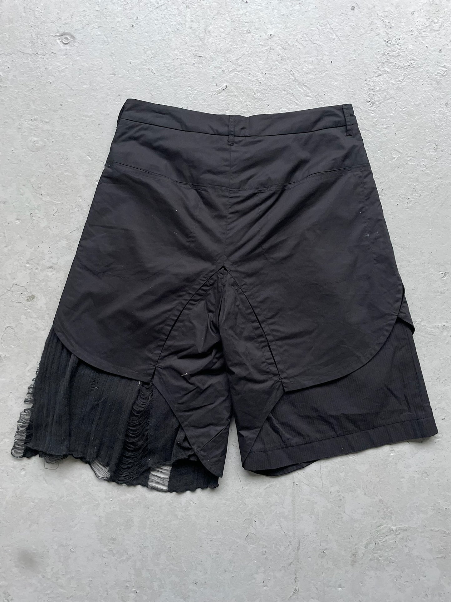 Professor E 24SS Black Cotton Shorts (46)