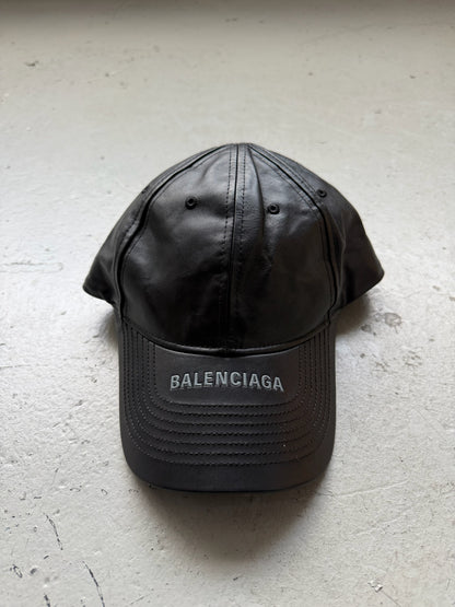 Balenciaga Leather Hat (OS)