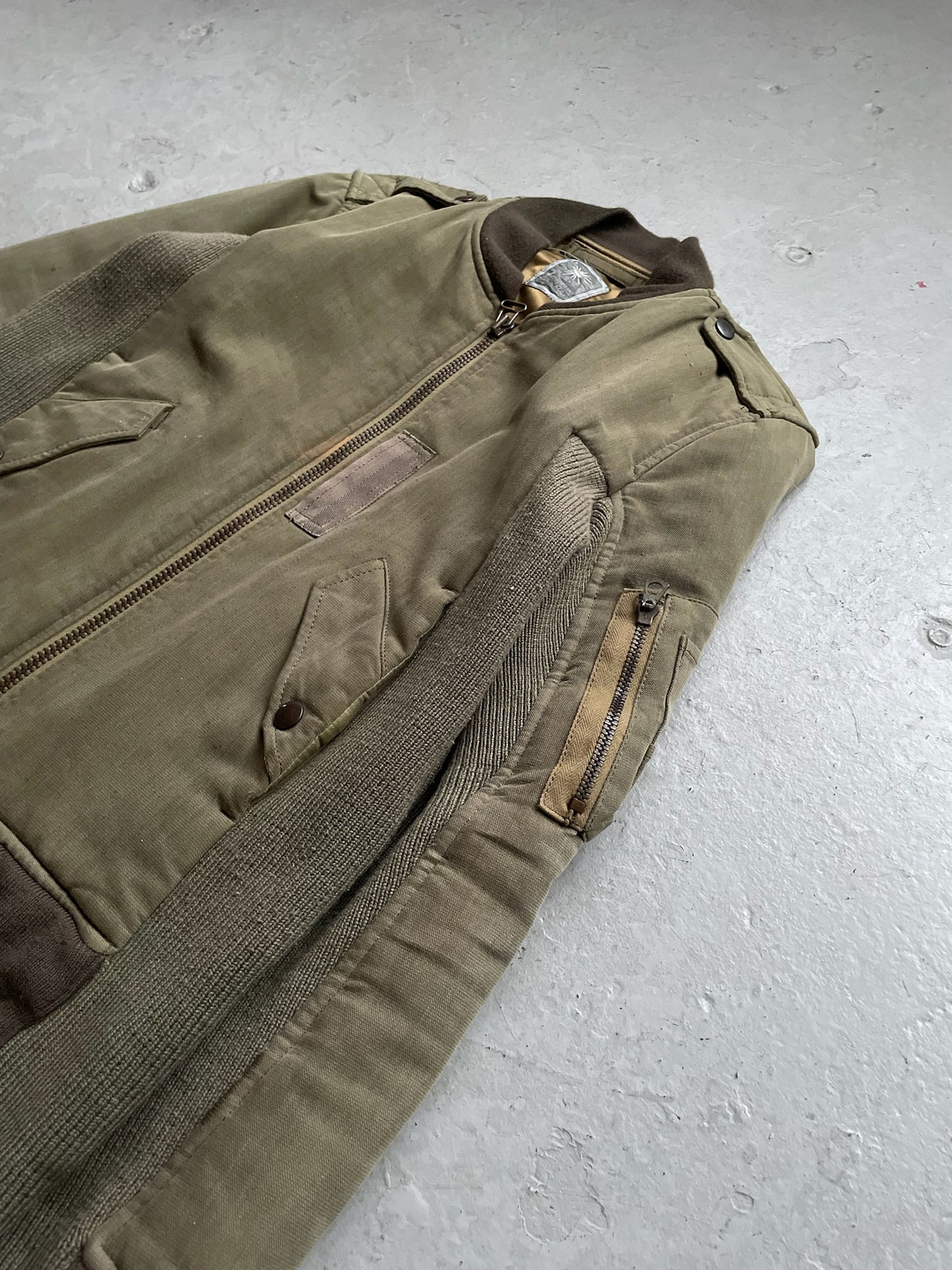 Maison Mihara Yasuhiro AW07 Olive Military Jacket (S)