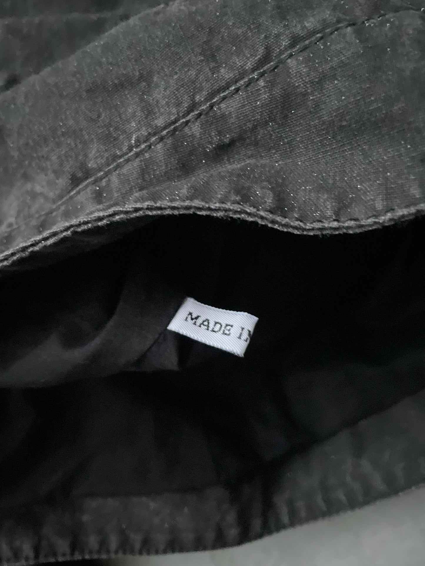 Ann Demeulemeester FW00 Charcoal Glitter Trucker Jacket (36)