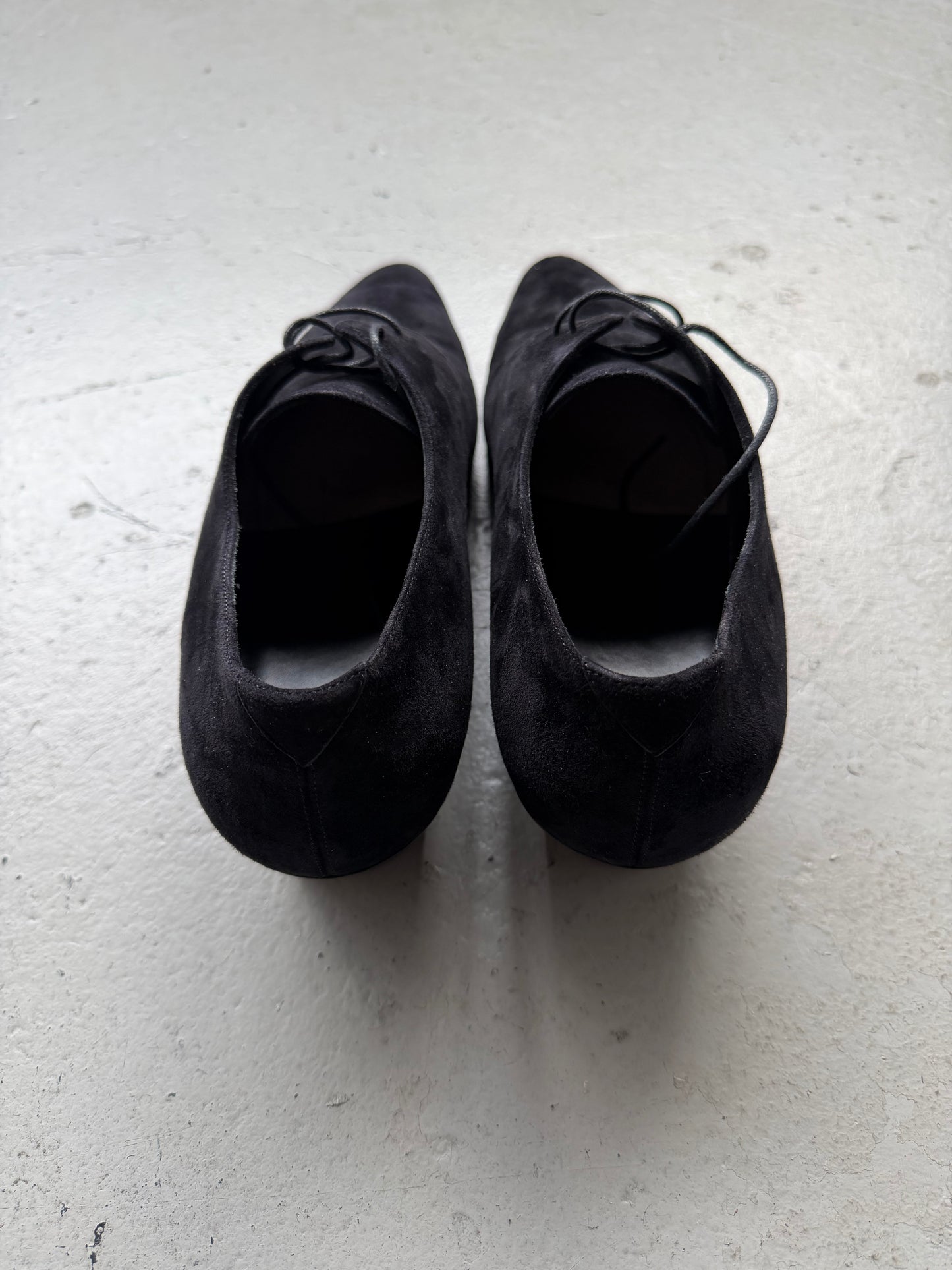 Saint Laurent Paris Lace Up Suede Derby (44)