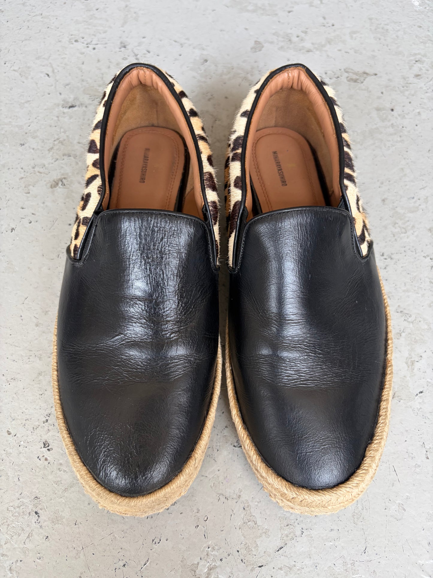 Miharayasuhiro Cheetah Print Slip On Sneakers (8)