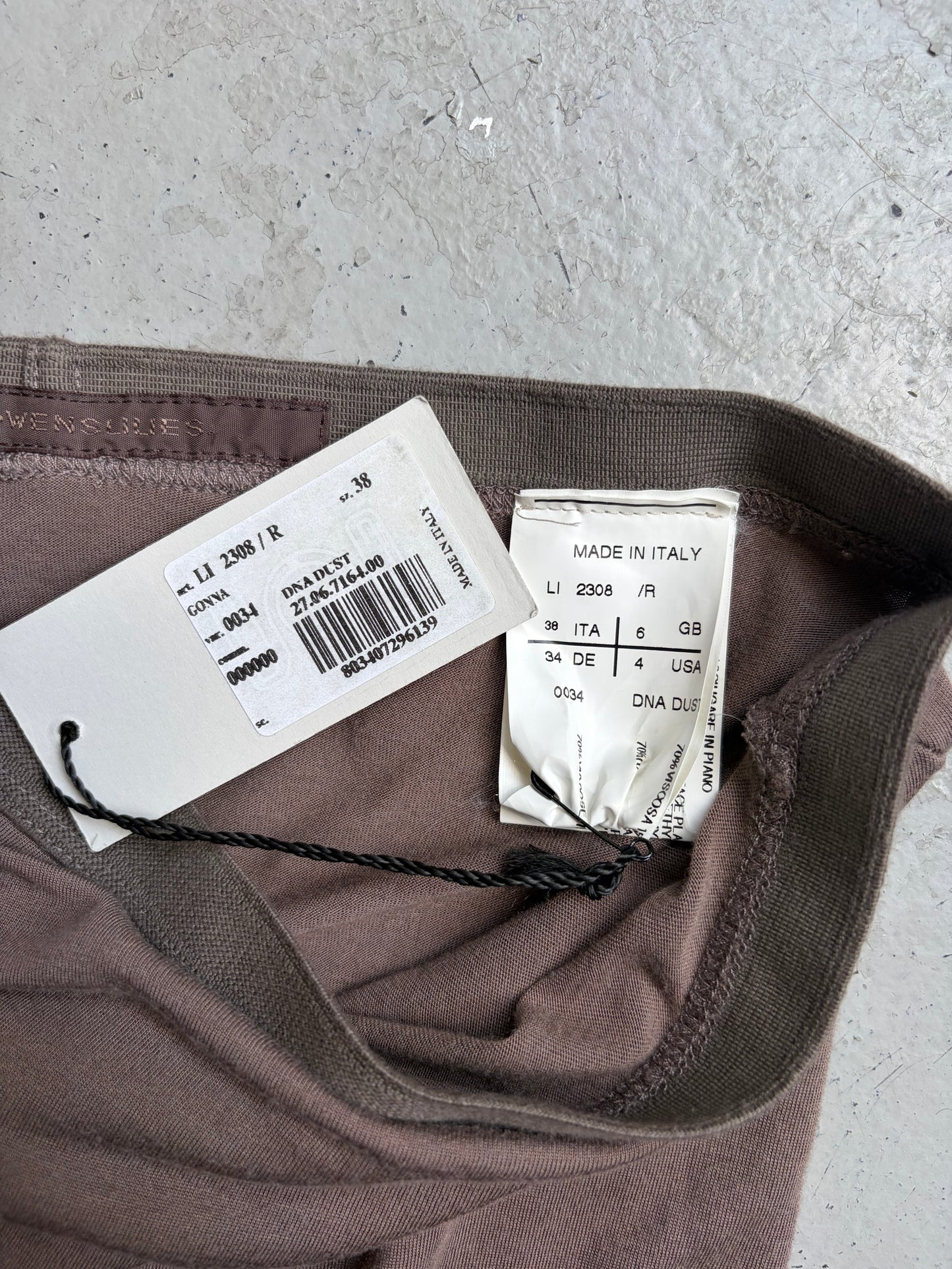 Rick Owens Lillies FW14 Maxi Knife Skirt (38)