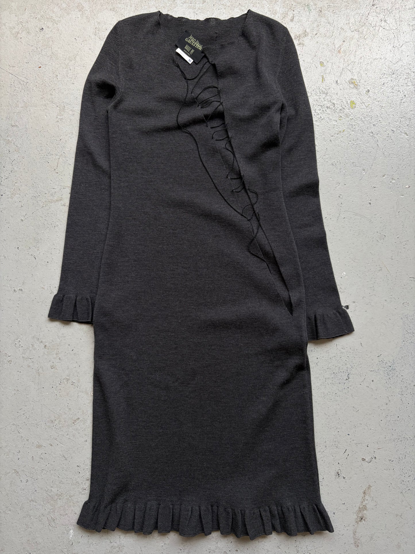 Jean Paul Gaultier Asymmetrical Tie Dress (M)