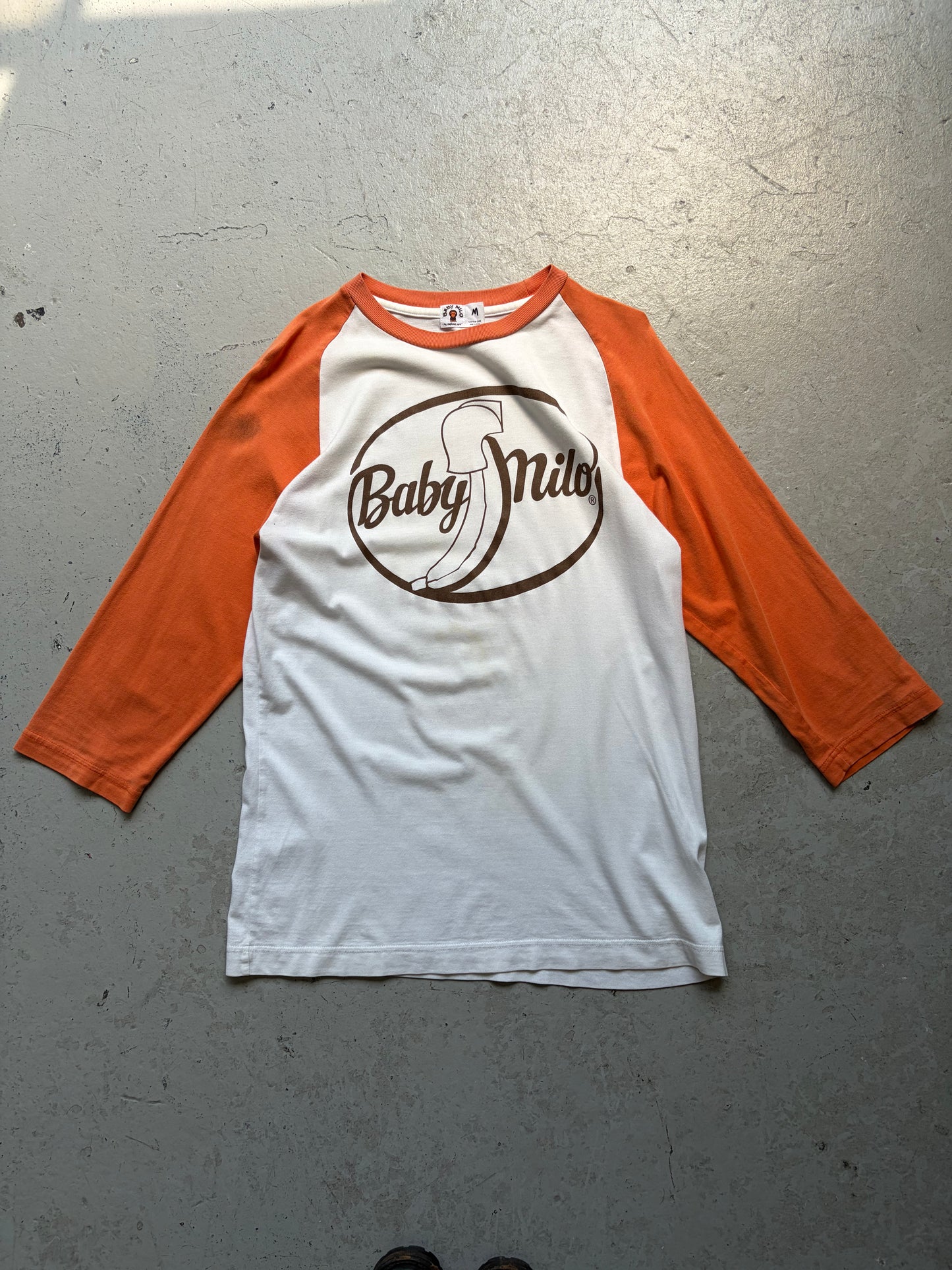 Baby Milo Two Tone 3/4 Long Sleeve Shirt (M)