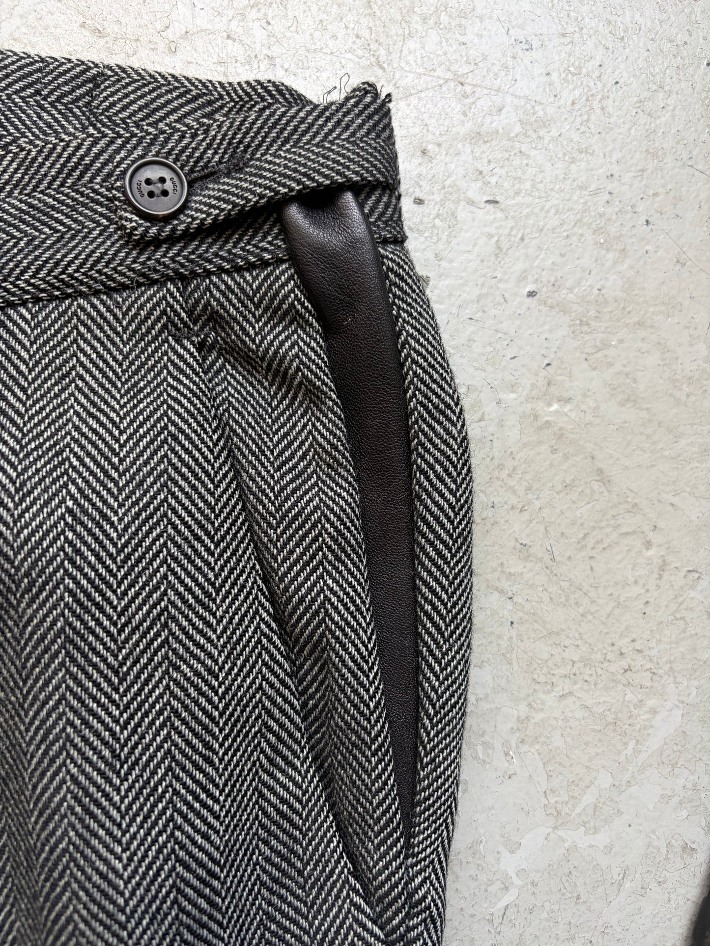Gucci Tom Ford Leather Lined Suit (48)