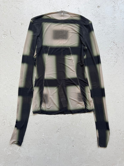 Rick Owens Edfu SS23 Black Plaid Long Sleeve (M)