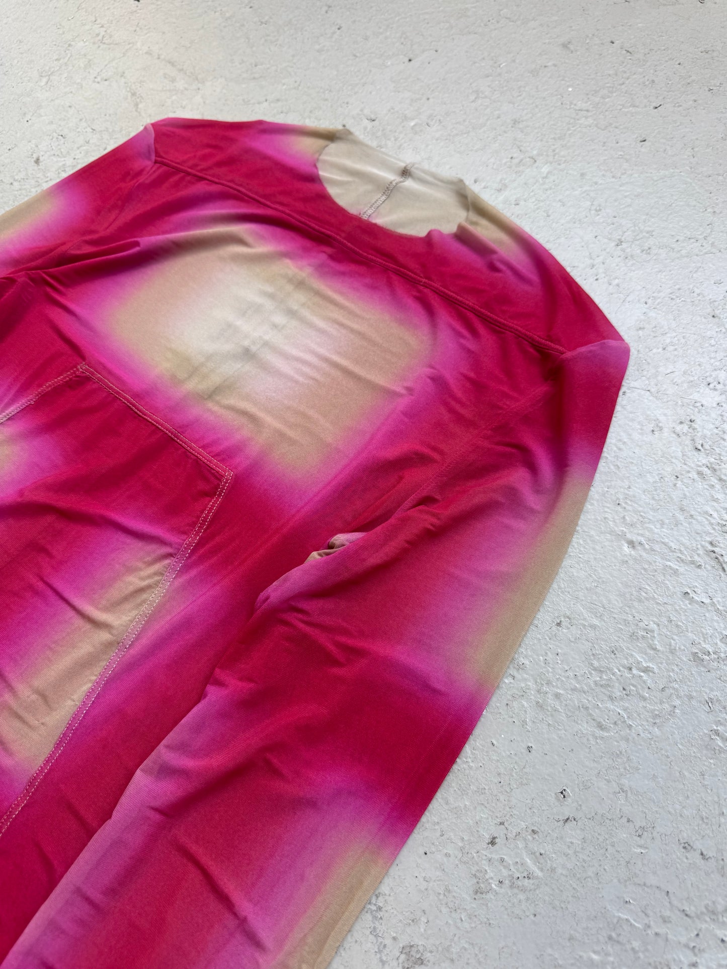 Rick Owens Edfu SS23 Fuchsia Plaid Long Sleeve (M)