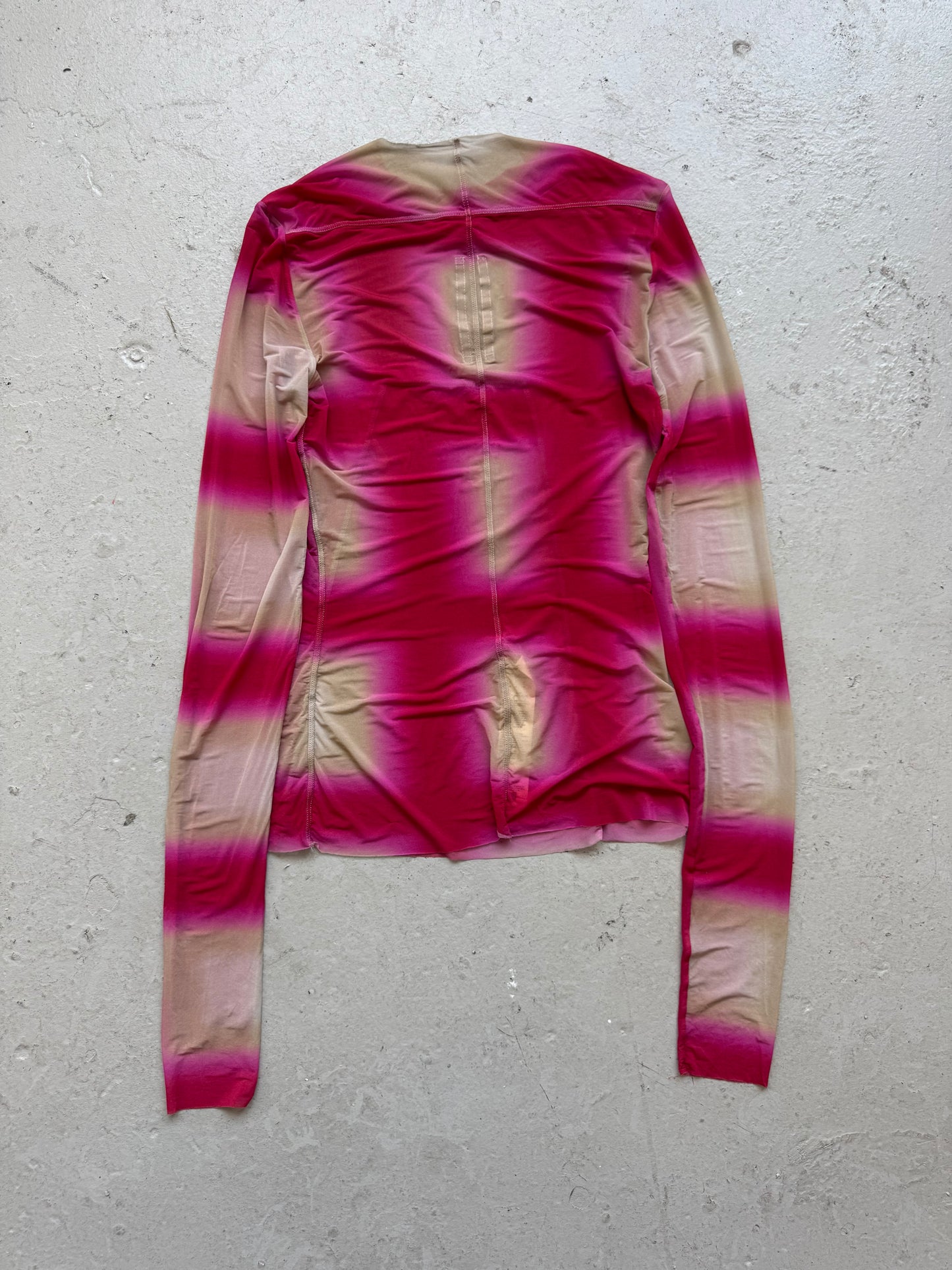 Rick Owens Edfu SS23 Fuchsia Plaid Long Sleeve (M)