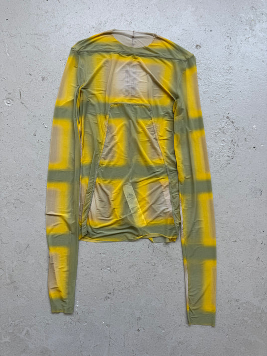Rick Owens Edfu SS23 Moss Plaid Long Sleeve (M)
