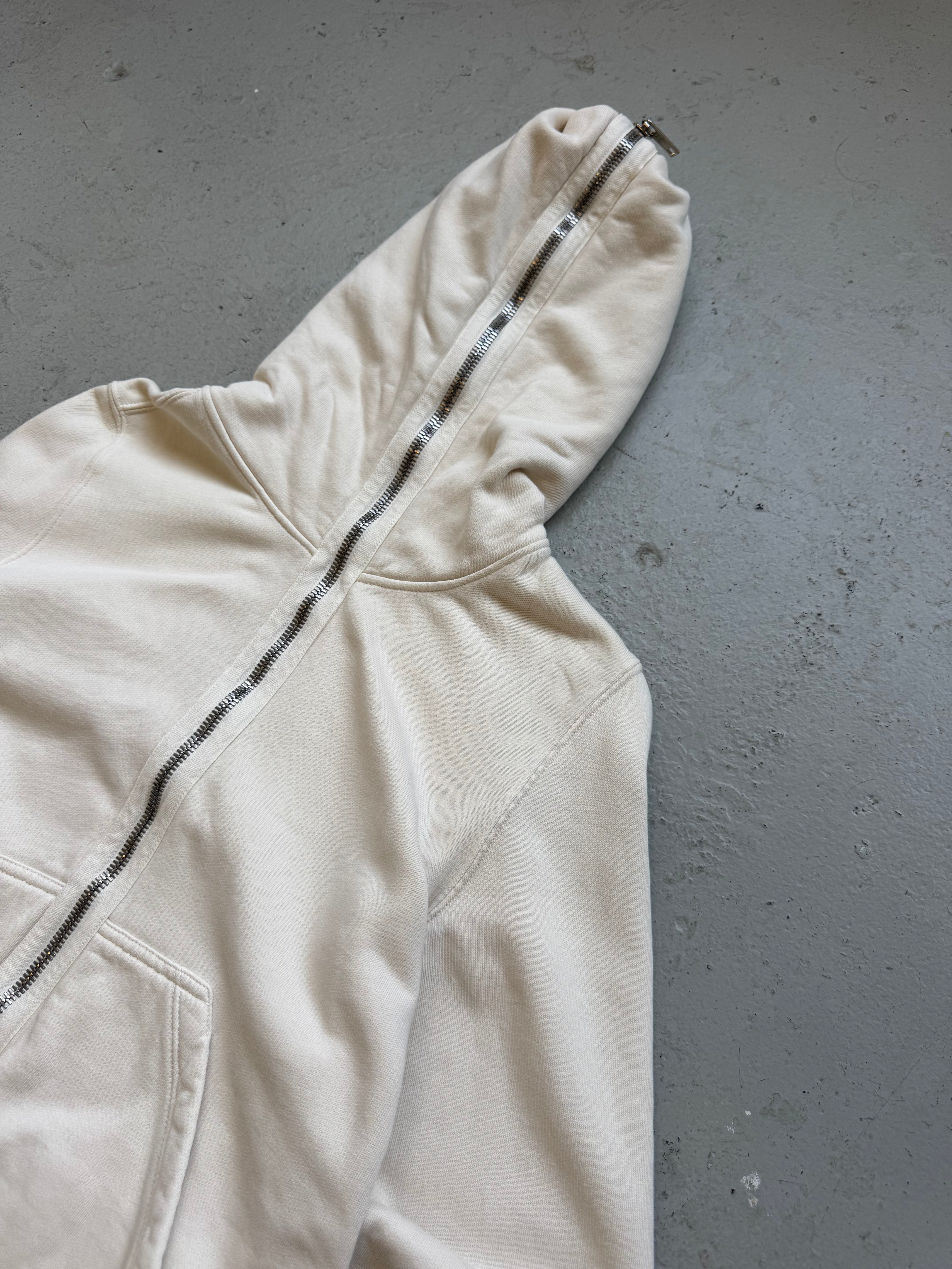 Rick Owens Drkshdw White Gimp Hoodie (S) – marco sqrd