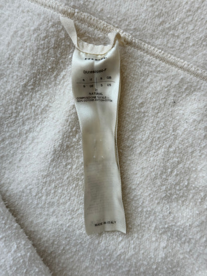 Rick Owens Drkshdw White Gimp Hoodie (S)