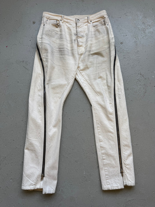Rick Owens SS22 Fogachine Natural Bolan Pants (36)