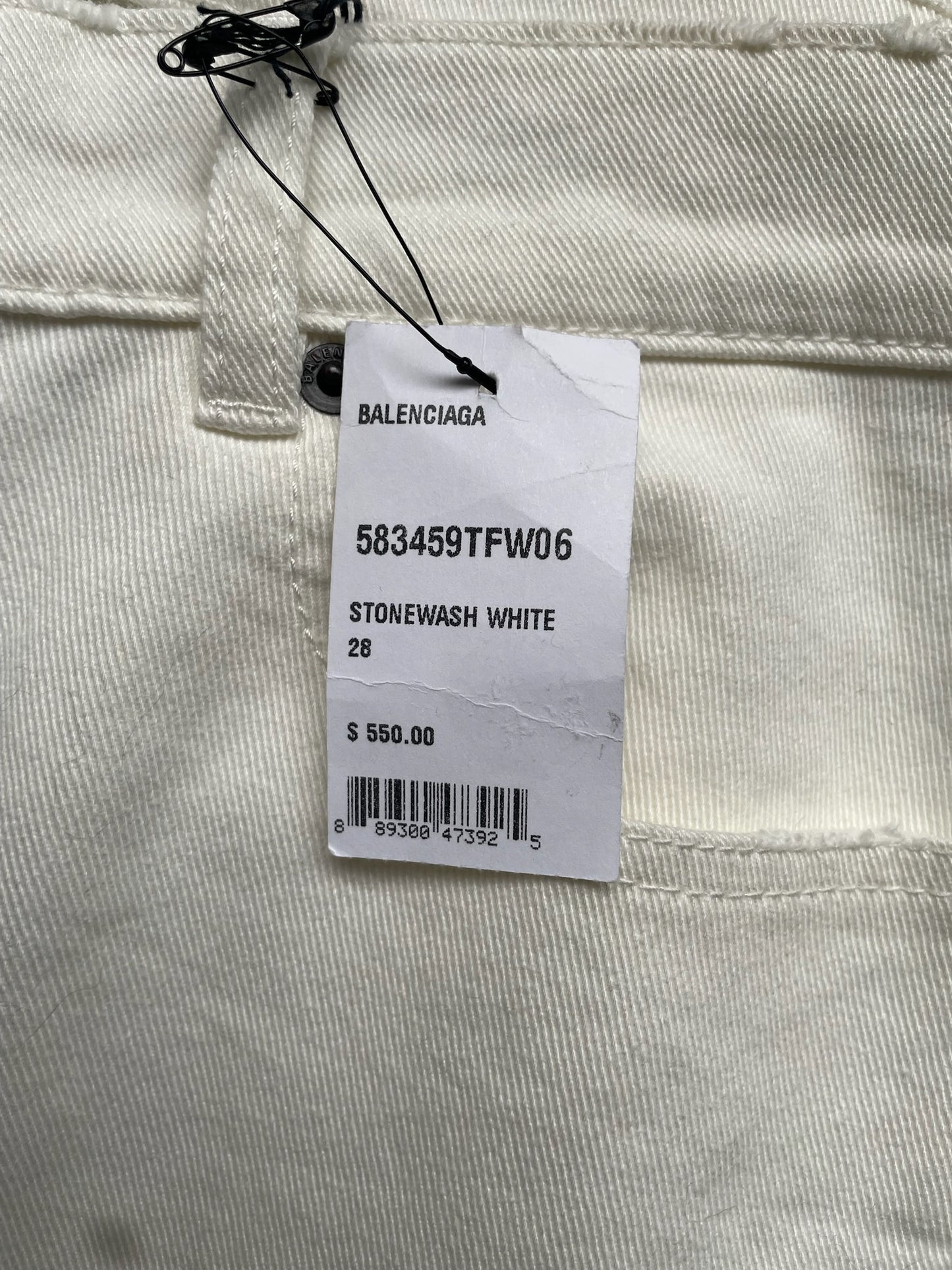 Balenciaga Stonewash White Denim (28)