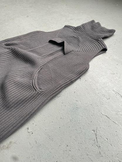 Rick Owens FW10 Gleam Runway Dark Dust Sleeveless Sweater (M)