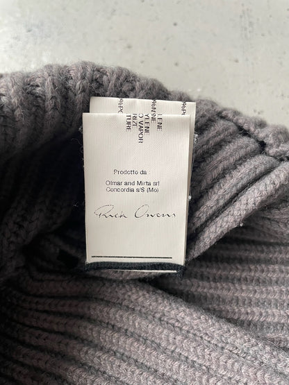 Rick Owens FW10 Gleam Runway Dark Dust Sleeveless Sweater (M)