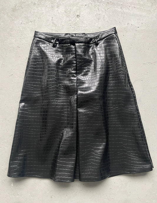 Maison Marigela Artisanal Couture SS20 Embossed Croc Culottes (52)